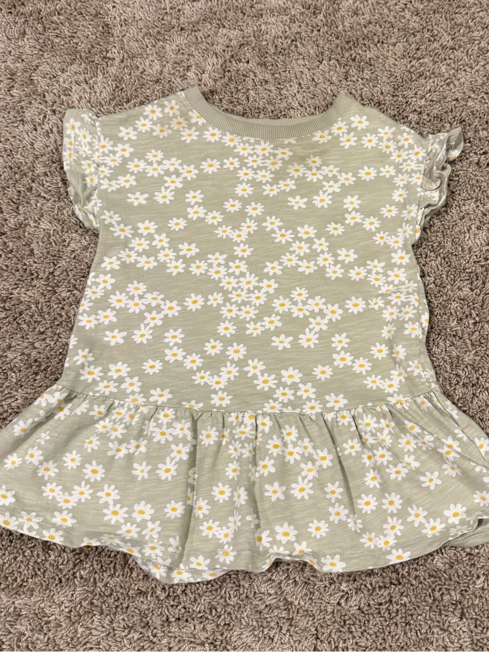 Little Co. by Lauren Conrad 2T Sage Green Daisy Ruffle Dress